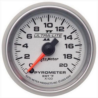 Auto Meter Ultra-Lite II Electric Pyrometer Gauge Kit - 4945